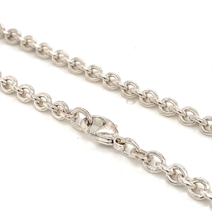 Silver Trace Link Chain - 19 Inch - Image 3