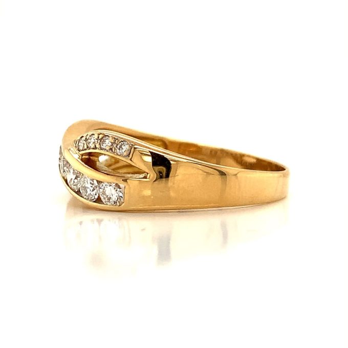 0.50ct Diamond Set Crossover Ring - Image 3