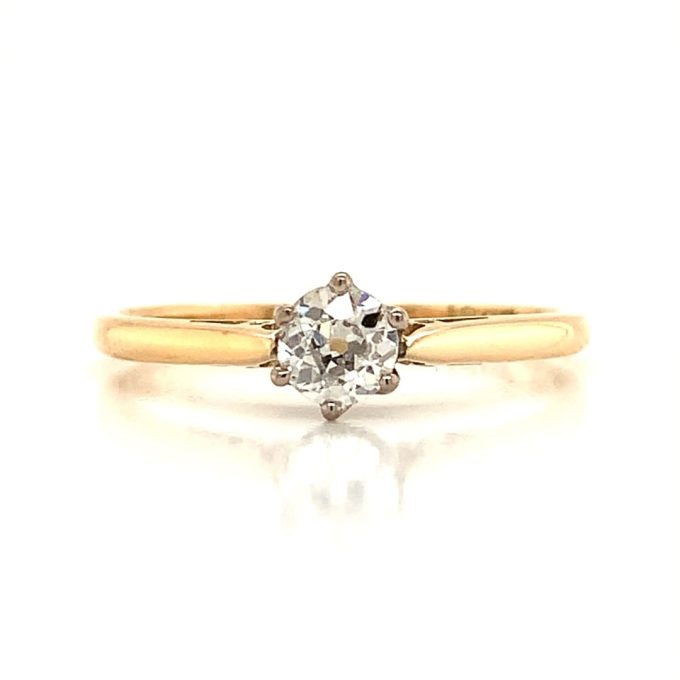 Vintage 0.30ct Diamond Solitaire Ring
