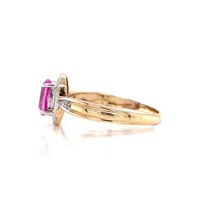 Pink Topaz Dress Ring - Image 3