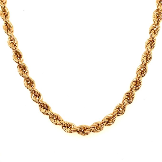 9 Carat Yellow Gold Rope Chain