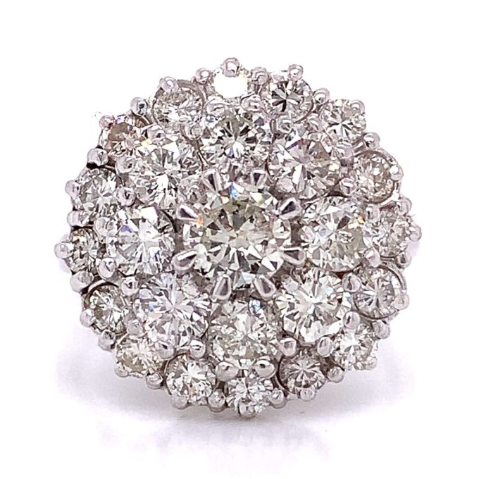3.00ct Diamond Cluster Dress Ring