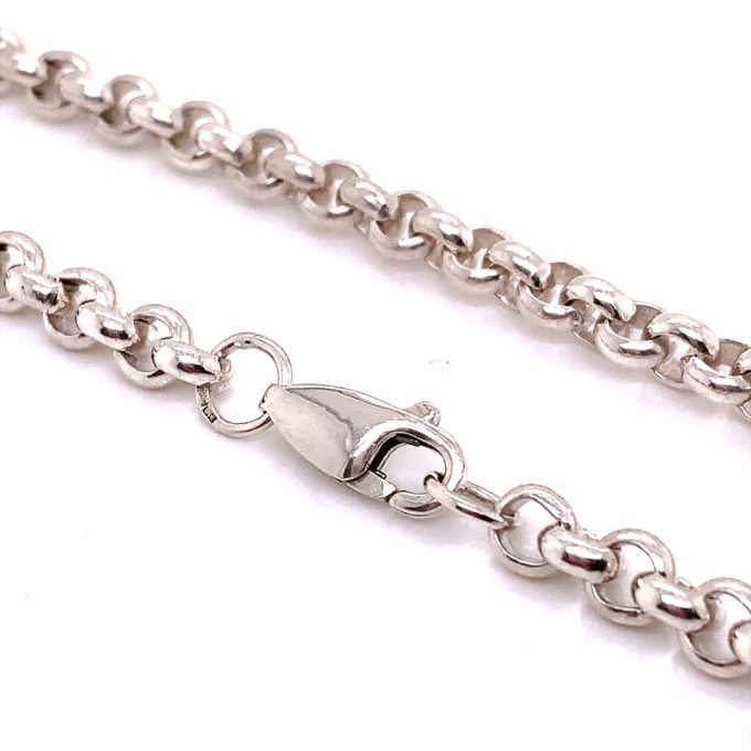 Heavy Silver Belcher Link Chain - 24 Inch - Image 2