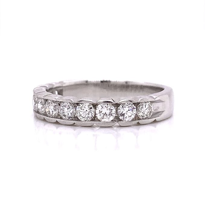 Channel Set Diamond Eternity Ring - Image 3