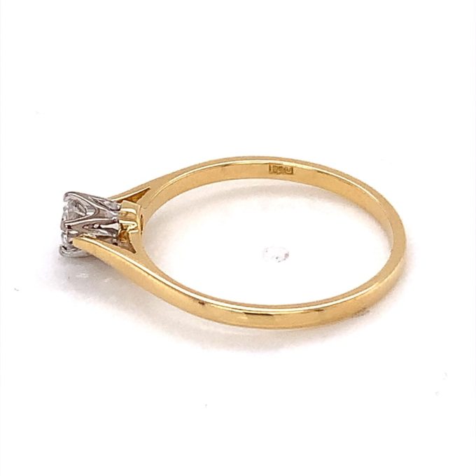 Vintage 0.30ct Diamond Solitaire Ring - Image 3