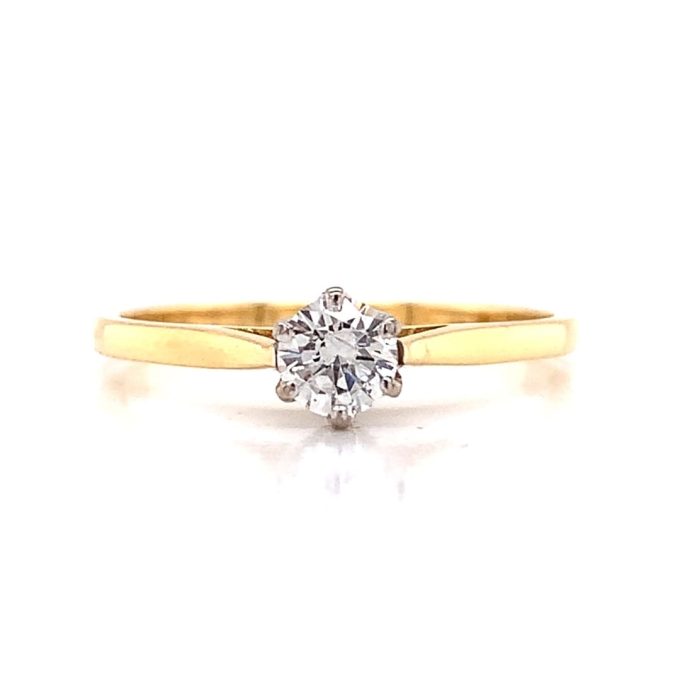 Vintage 0.30ct Diamond Solitaire Ring