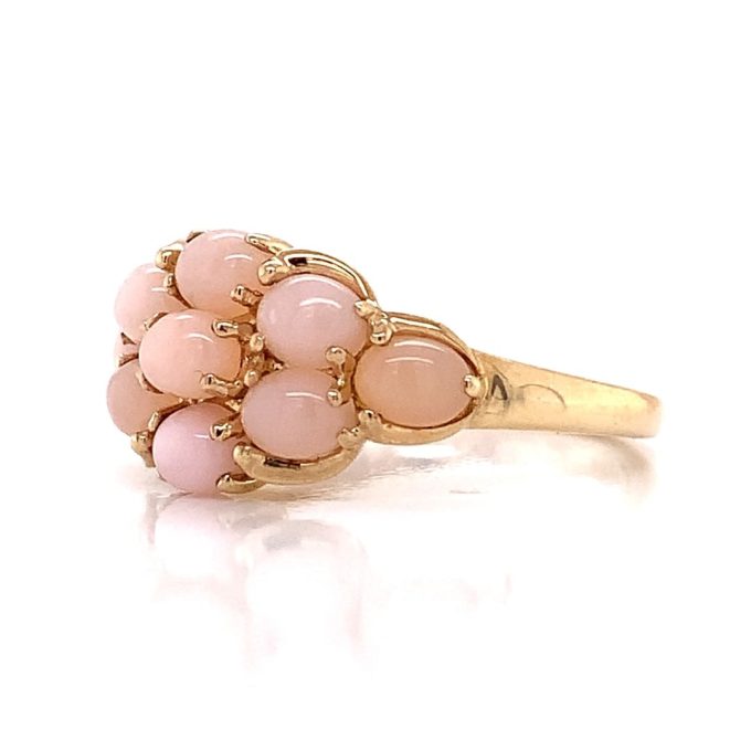 Coral Cluster Dress Ring - Image 2