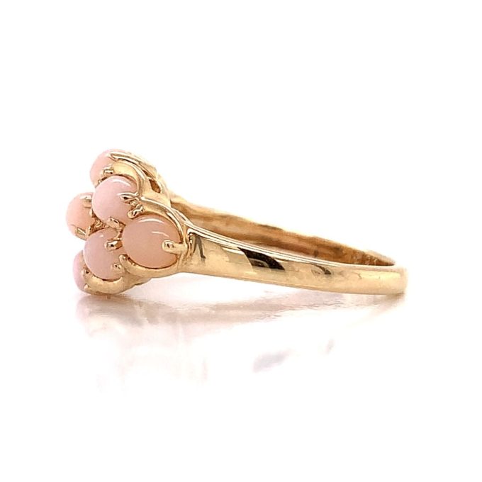 Coral Cluster Dress Ring - Image 3