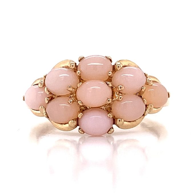 Coral Cluster Dress Ring