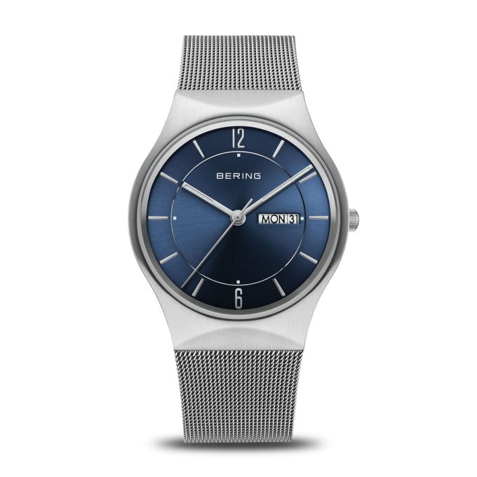 Bering Classic Steel Blue Dial Watch 11938-003DD