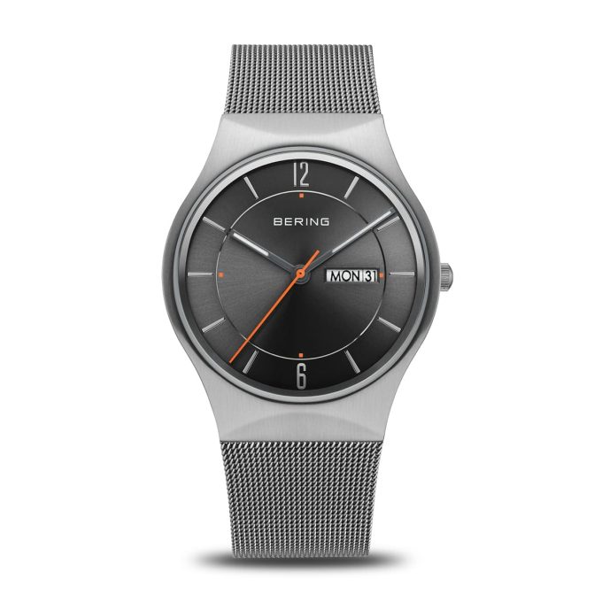 Bering Grey Black Gents Watch 11938-007DD