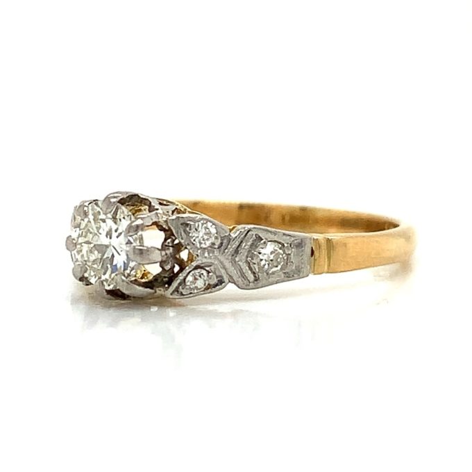 Vintage 0.40ct Diamond Solitaire Ring - Image 2