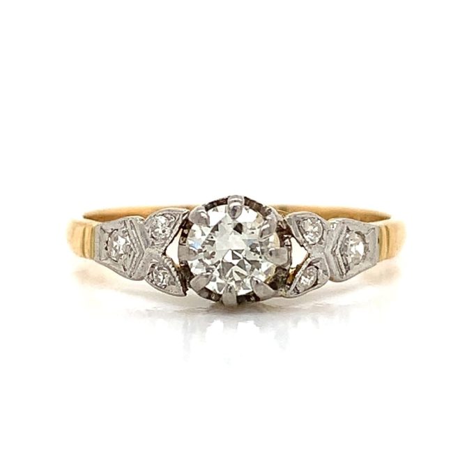 Vintage 0.40ct Diamond Solitaire Ring