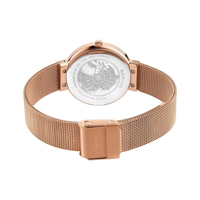Bering 31mm Malachite Rose Watch 14531-368 - Image 2