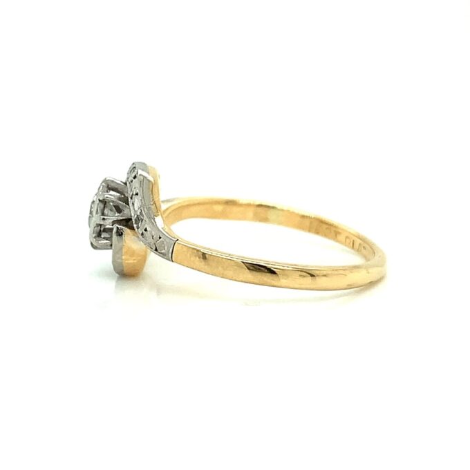 Vintage Diamond Twist Ring - Image 3