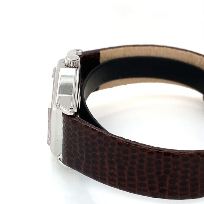 Dunhill Ladies Octagonal Steel Watch - Image 4