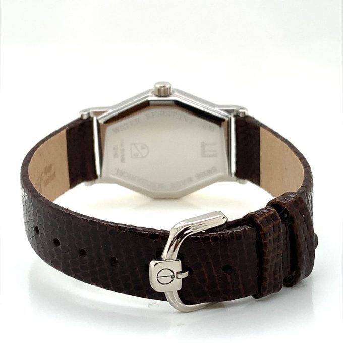 Dunhill Ladies Octagonal Steel Watch - Image 3