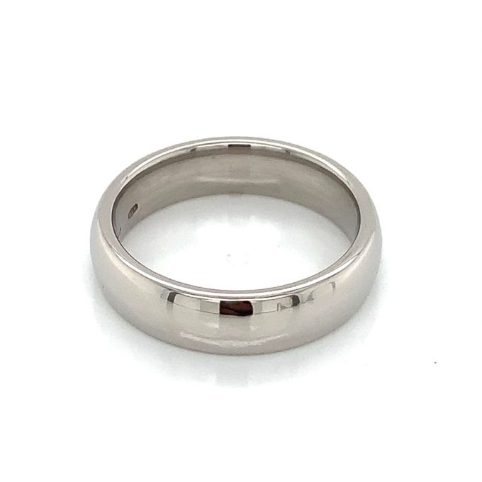 Gents Heavy Weight Platinum Band - Image 3