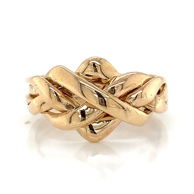 9ct Gold Puzzle Ring