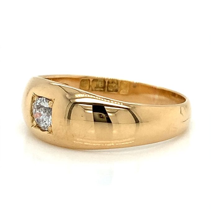 Antique Diamond Set Bombe Ring - Image 2
