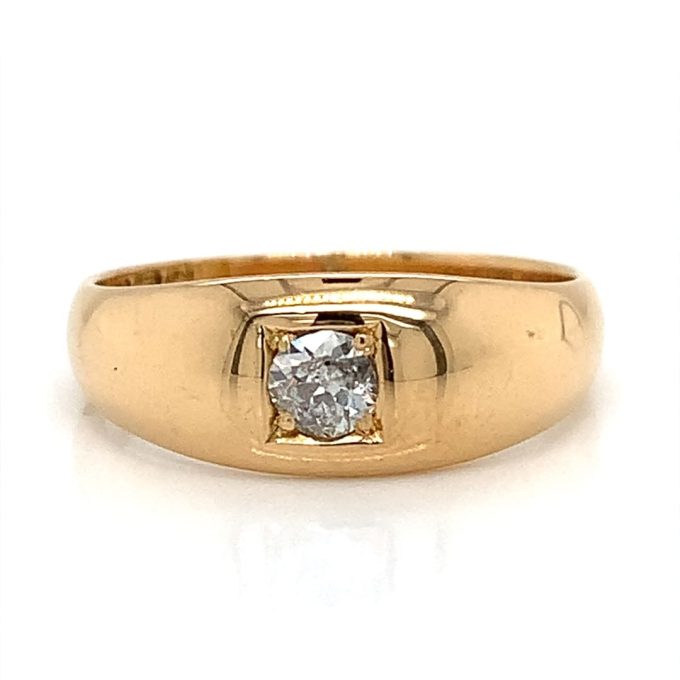 Antique Diamond Set Bombe Ring