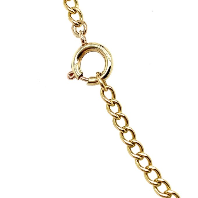 Antique 18ct Gold Engraved Locket - Image 3