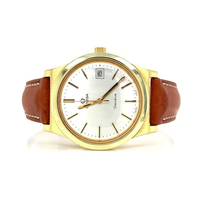 1974 Omega Geneve Gold Capped Watch 136 0102