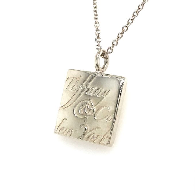 Tiffany & Co. Silver Notes Necklace