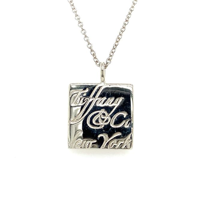 Tiffany & Co. Silver Notes Necklace - Image 2