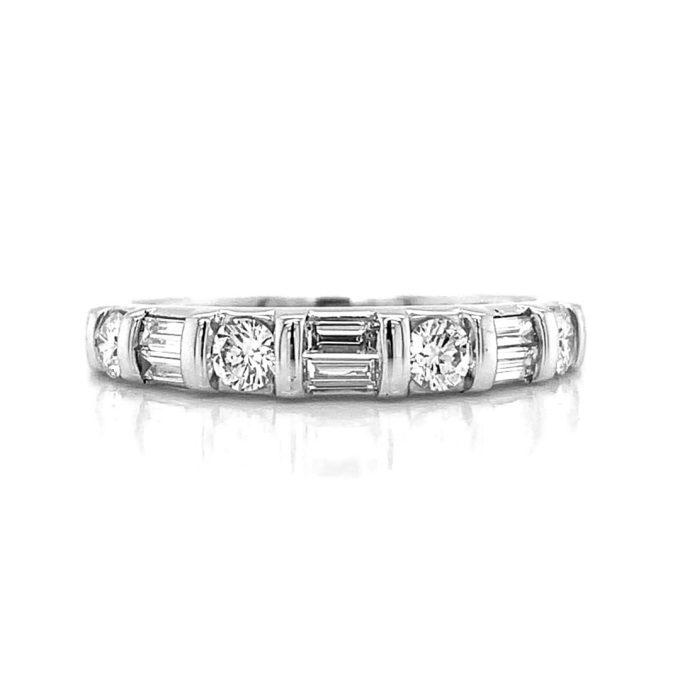0.70ct Mixed Cut Diamond Eternity Ring
