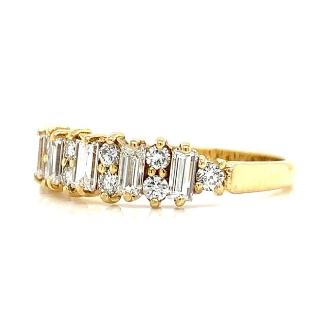 Mixed Cut Diamond Dress Ring - Image 2