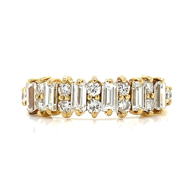 Mixed Cut Diamond Dress Ring