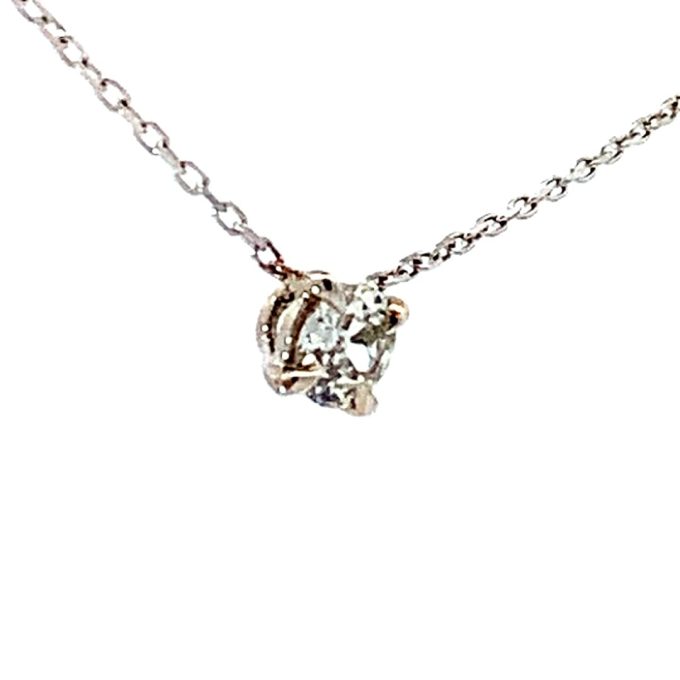 0.35ct Diamond Solitaire Necklace - Image 2