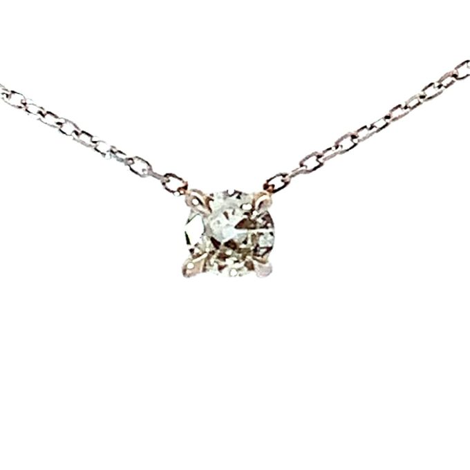 0.35ct Diamond Solitaire Necklace