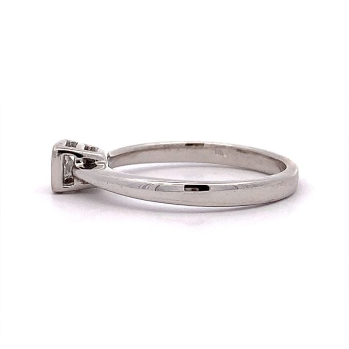 0.20ct Princess Diamond Rub-Over Solitaire Ring - Image 3