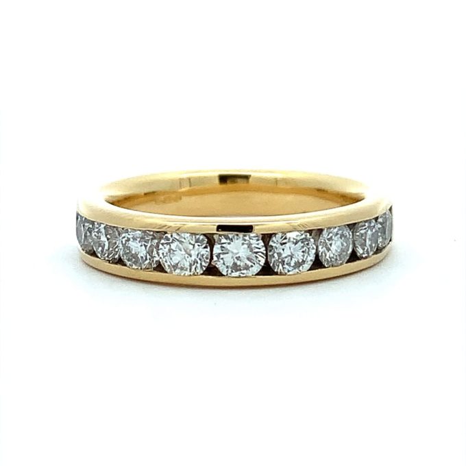 1.00ct Diamond Channel Set Eternity Ring