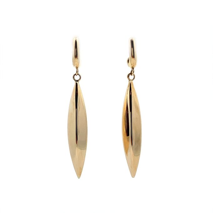 Long Torpedo Drop Earrings