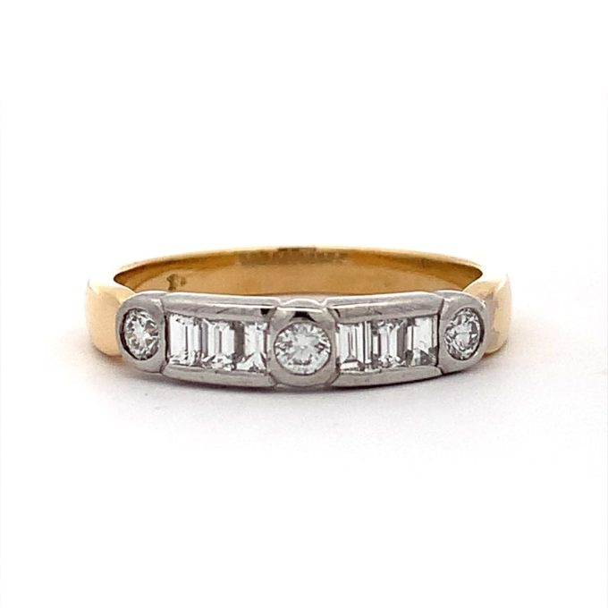 Mixed Cut Diamond Eternity Ring