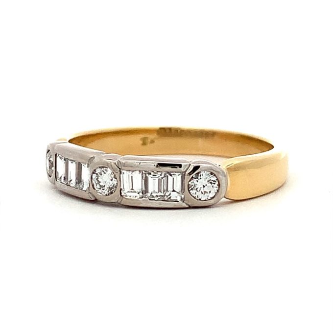 Mixed Cut Diamond Eternity Ring - Image 2