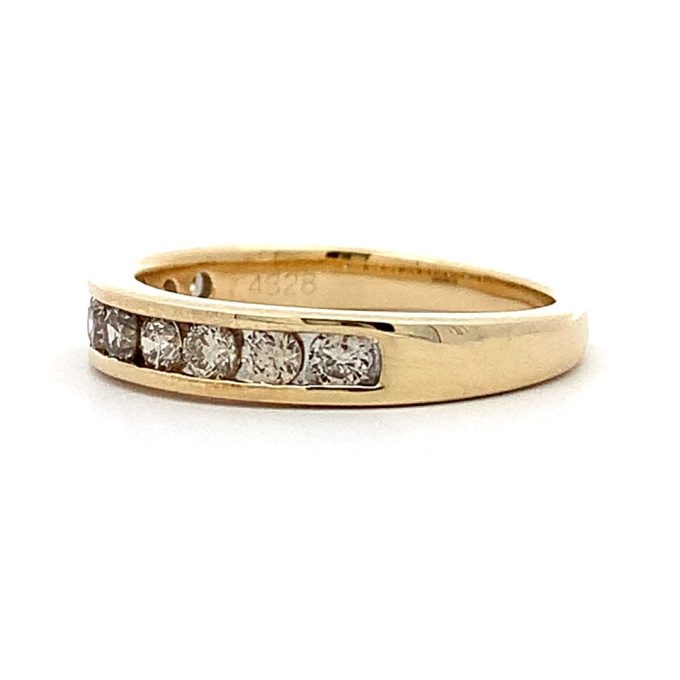 0.50ct Diamond Channel Set Eternity Ring - Image 2