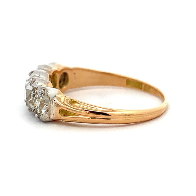 Victorian Diamond Five Stone Ring - Image 3