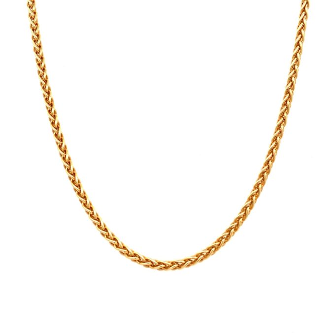 18ct Gold Spiga Link Chain - 18 Inch