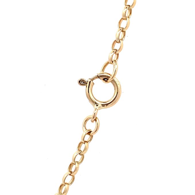 9ct Yellow Gold Belcher Link Chain - 24 Inch - Image 2