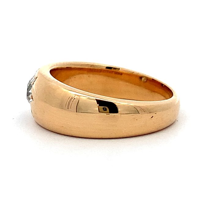 Victorian Diamond Star Set Gold Ring - Image 3